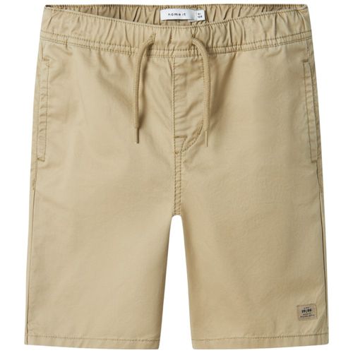 Short beige sólido para niño