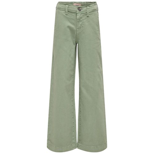 Pantalón verde sólido para niña
