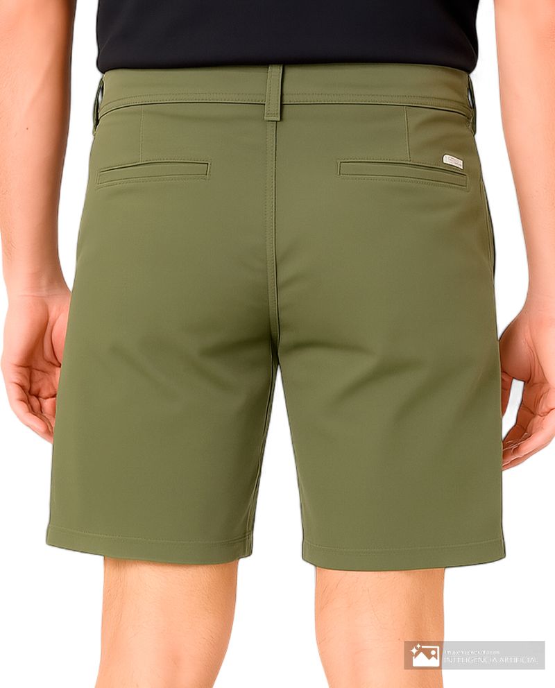 104822414-Short-Unexpected-chino-verde-solido-para-hombre