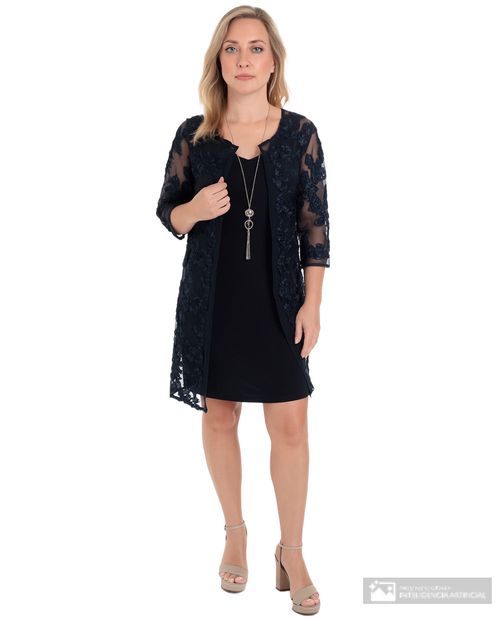 Vestido R&M Richards formal sin mangas para mujer
