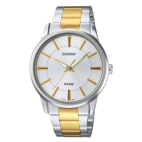 Reloj Casio análogo metálico combinado para hombre