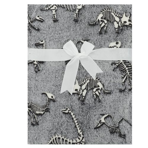 Frazada con estampado de dinosaurios para bebé