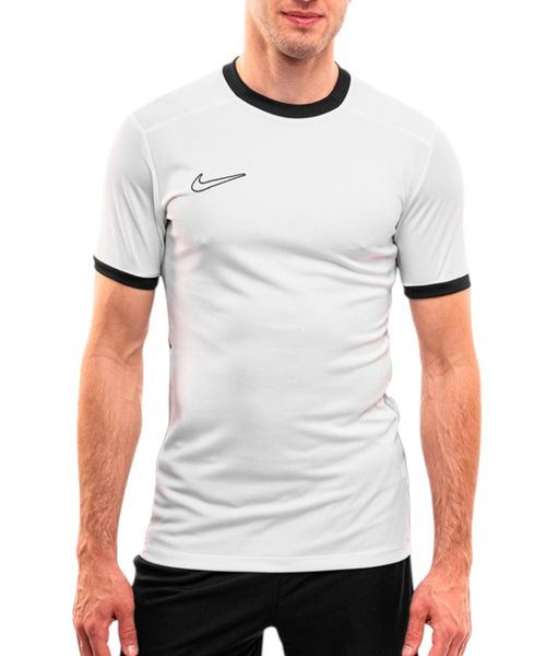 Camiseta deportiva Nike blanca sólida para hombre