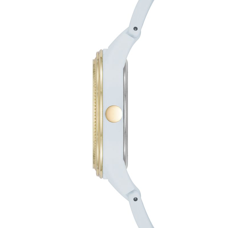 Reloj Nine West análogo de policarbonato color blanco para mujer ...