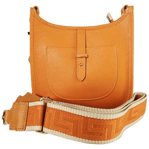 Cartera Via Augusta Carrara - Arancio Borse In Pelle