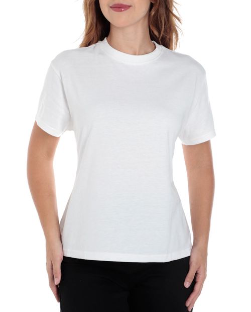 Camiseta Unexpected blanca manga corta para mujer