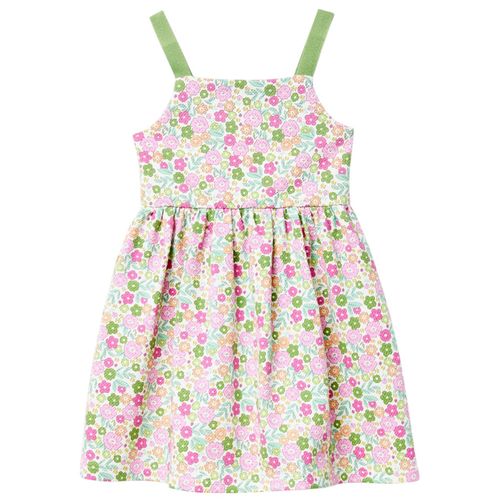 Vestido multicolor con estampado para niña