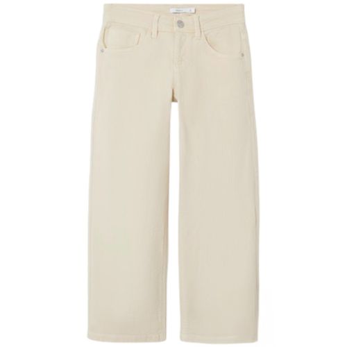 Pantalón blanco sólido para niña