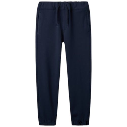 Jogger azul sólido para niño