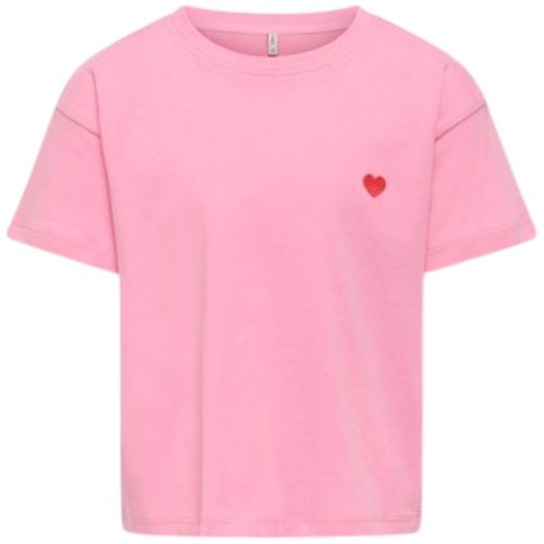 Blusa rosada sólida para niña