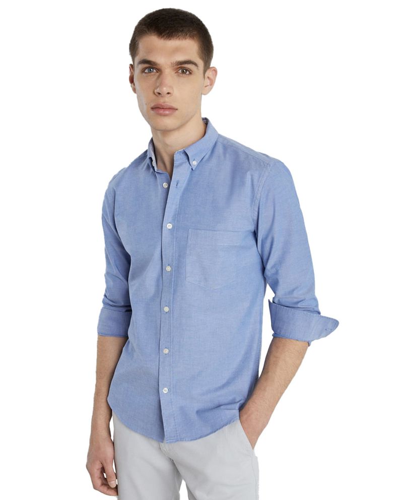 104768711-Camisa-casual-oxford-Easy-Wear-celeste-heather-para-hombre
