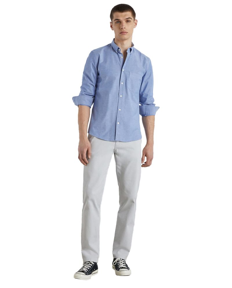 104768711-Camisa-casual-oxford-Easy-Wear-celeste-heather-para-hombre