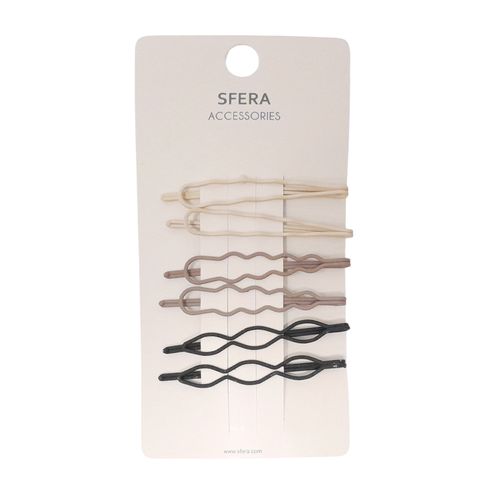 Set de 6 ganchos de cabello para mujer
