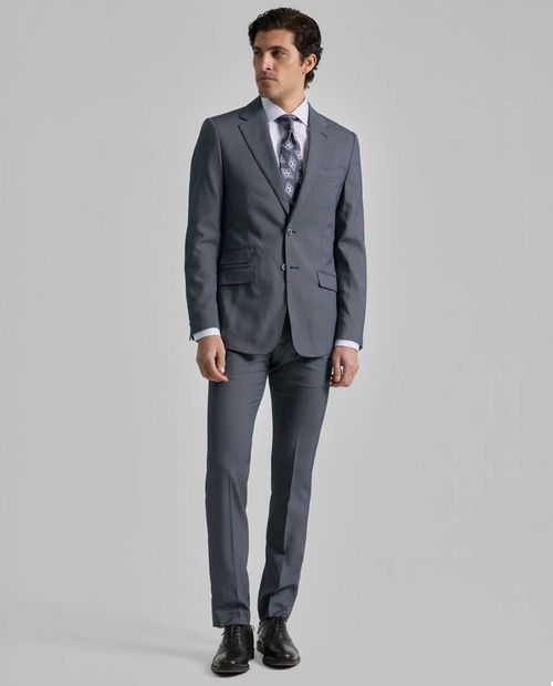 Traje Puro Ego slim fit gris oscuro sólido para hombre