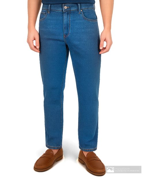 Jeans Pepe Revolution straight fit azul denim para hombre