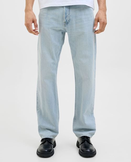 Jeans Jack & Jones slim fit celeste denim lavado para hombre
