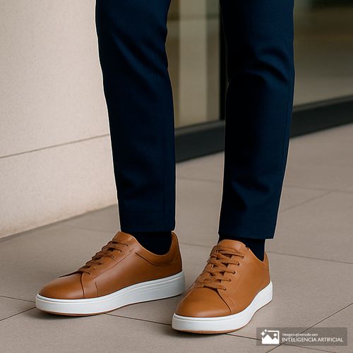 Zapato casual Nautica color café para hombre