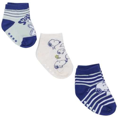 Set de 3 pares calcetines con estampado de Snoopy  para bebé niño