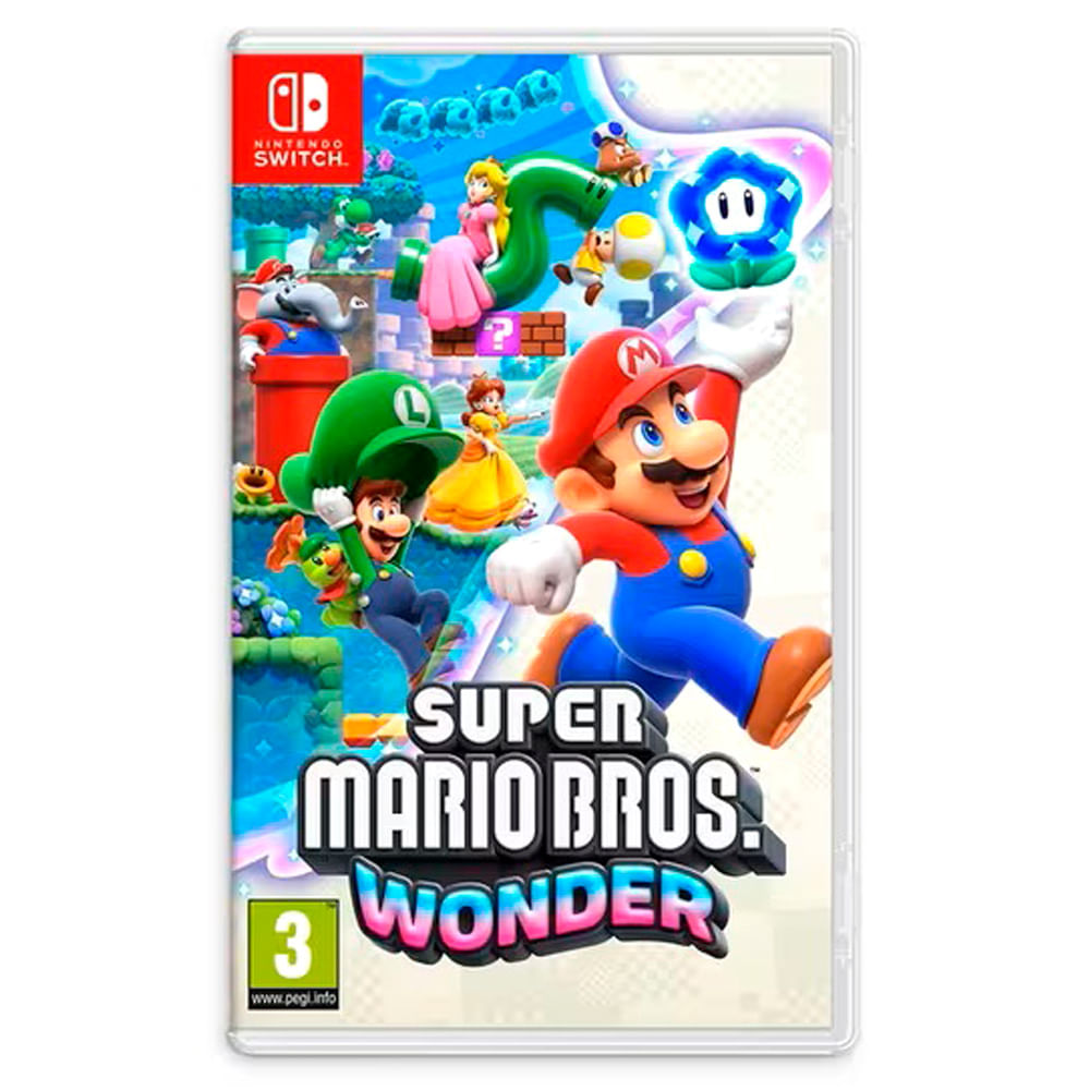 Combo Nintendo switch rojo y azul 32GB ROM + Super Mario Wonder