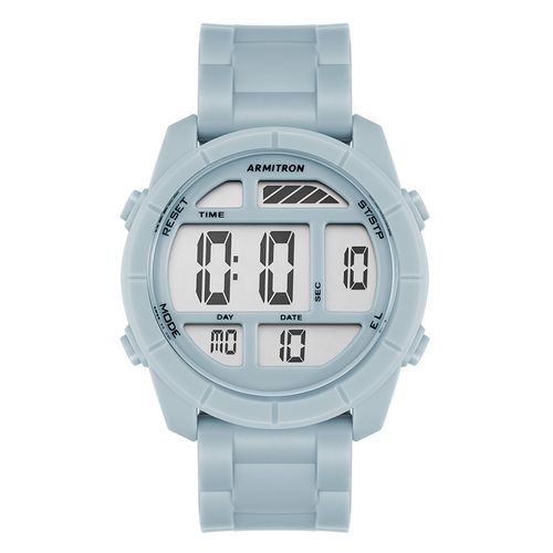 Reloj Armitron digital cronógrafo de resina color azul para hombre