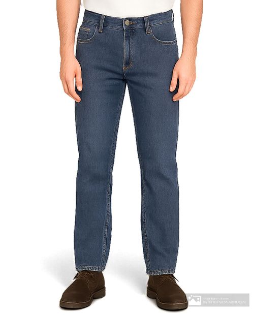 Jeans Izod slim fit azul denim para hombre