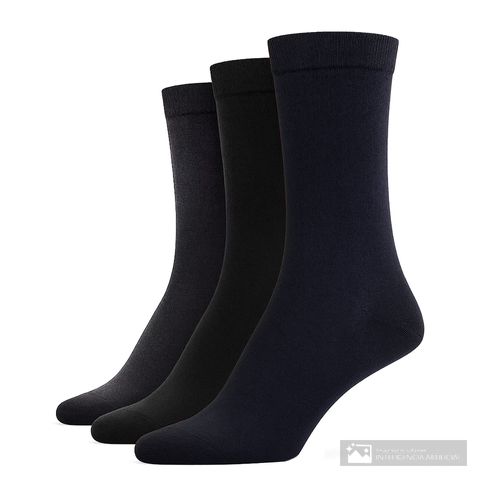 Pack de 3 pares de calcetines crew Jockey sólidos para hombre