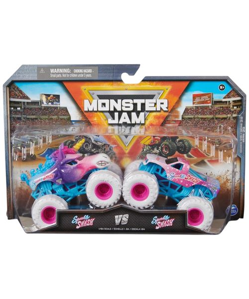 Monster Jam Doble Vehículo a  Escala 1:64 Surt - Son Uva Digger Vs Mohawk Warrior