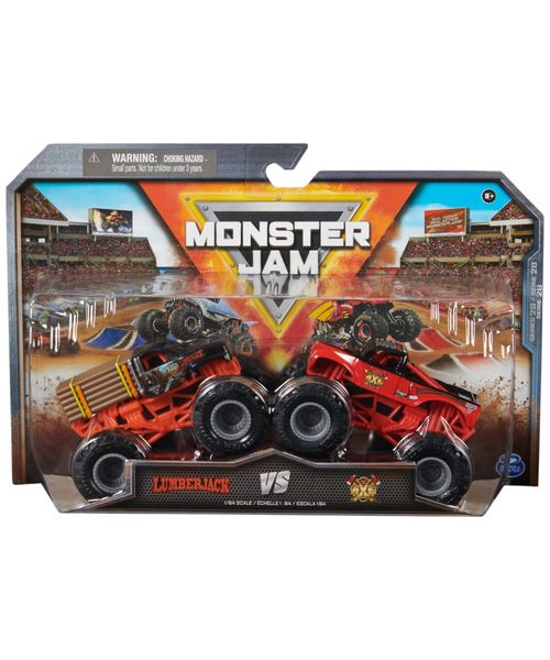 Monster Jam Doble Vehículo a Escala 1:64 Surt - Son Uva Digger Vs Mohawk Warrior