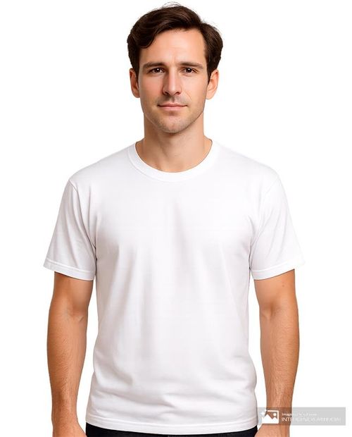Camiseta interior St. Jacks blanca sólida para hombre