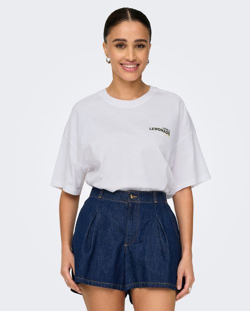 Camiseta Only estampada manga corta para mujer