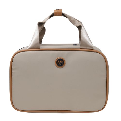 Cosmetiquera Joan & David color beige para mujer