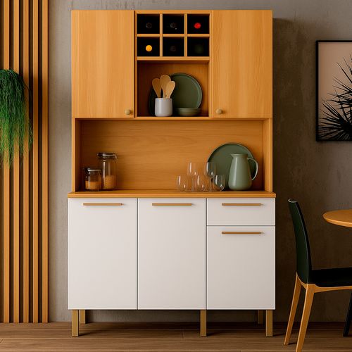 Cocina compacta Salvia 197 cm x 120 cm x 52 cm