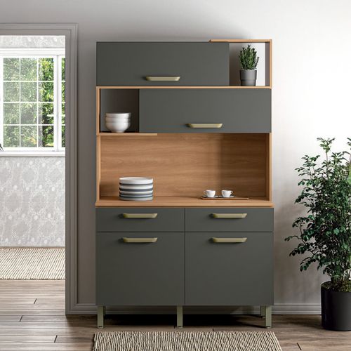 Mueble para cocina compacto Pimenta 197 cm x 120 cm x 46.4 cm