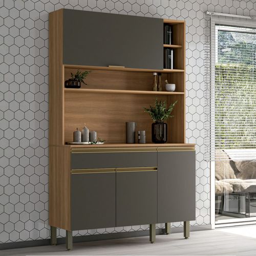 Mueble para cocina 3 puertas 1 puerta abatible Macadamia