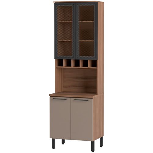 Alacena para cocina con puertas de vidrio Caiena