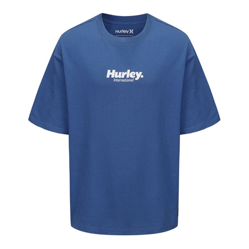 Camiseta Hurley azul estampada para hombre Siman Nicaragua