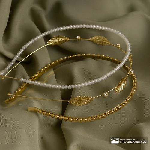 Set de 3 diademas bicolor para mujer