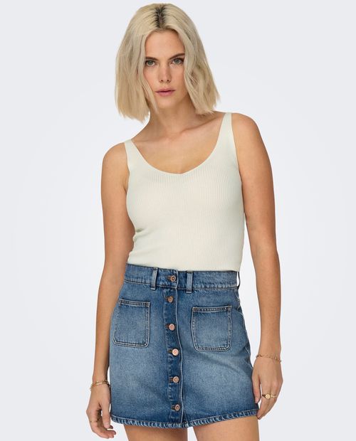 Blusa JDY casual sin mangas para mujer