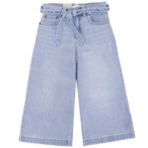 Jeans Levi's azul sólido para niña