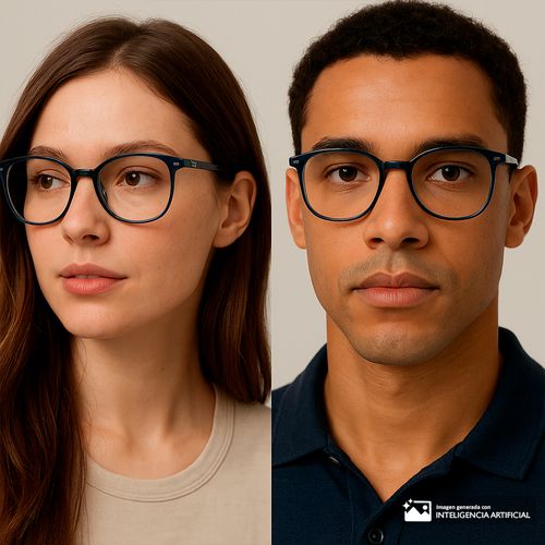 Aro completo geométrico Ray Ban acetato unisex