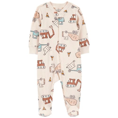 Pijama beige con estampado para bebé niño