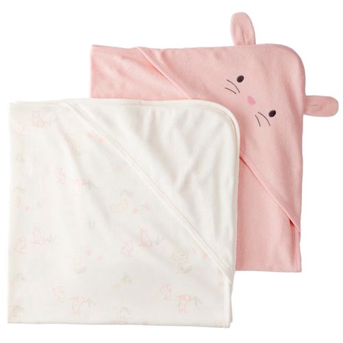 Set de 2 toallas para bebé niña