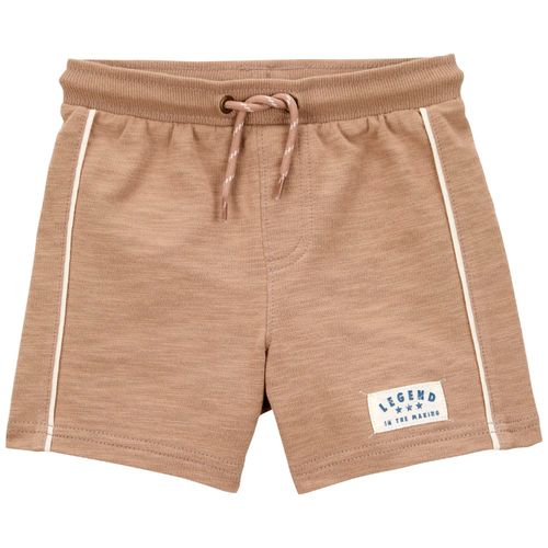 Short café con estampado para bebé niño