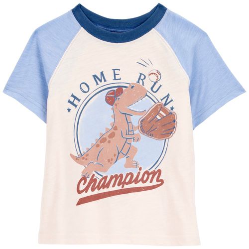 Camiseta blanca con estampado para niño