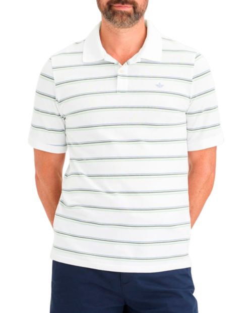 Camisa polo Dockers slim fit multicolor rayada para hombre