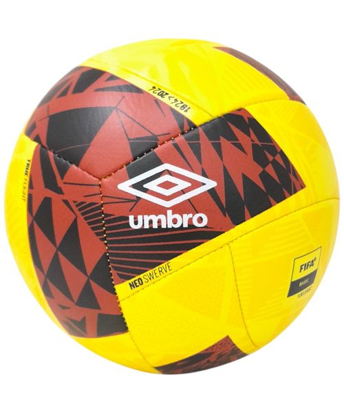 Balón de fútbol #4 Neo Swerve Umbro amarillo y rojo