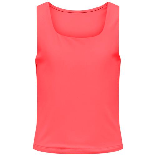 Blusa coral sólido para niña