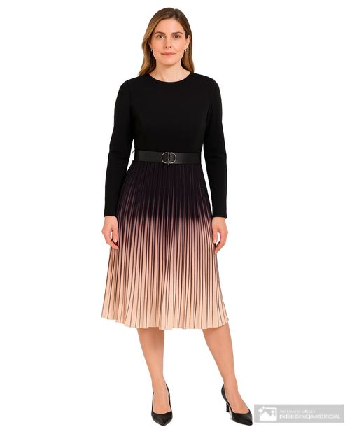 Vestido DKNY formal manga larga para mujer