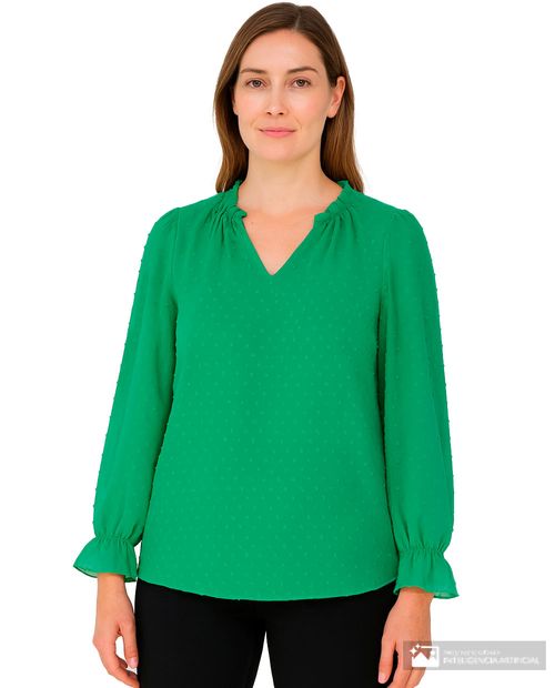 Blusa Marcella formal manga larga para mujer