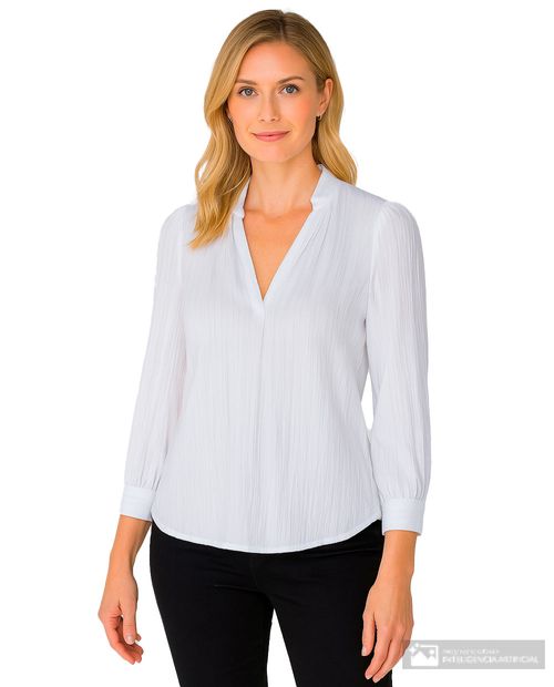 Blusa Marcella formal manga larga para mujer